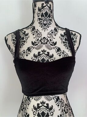 Brandy Melville Velvet Cage Bralett